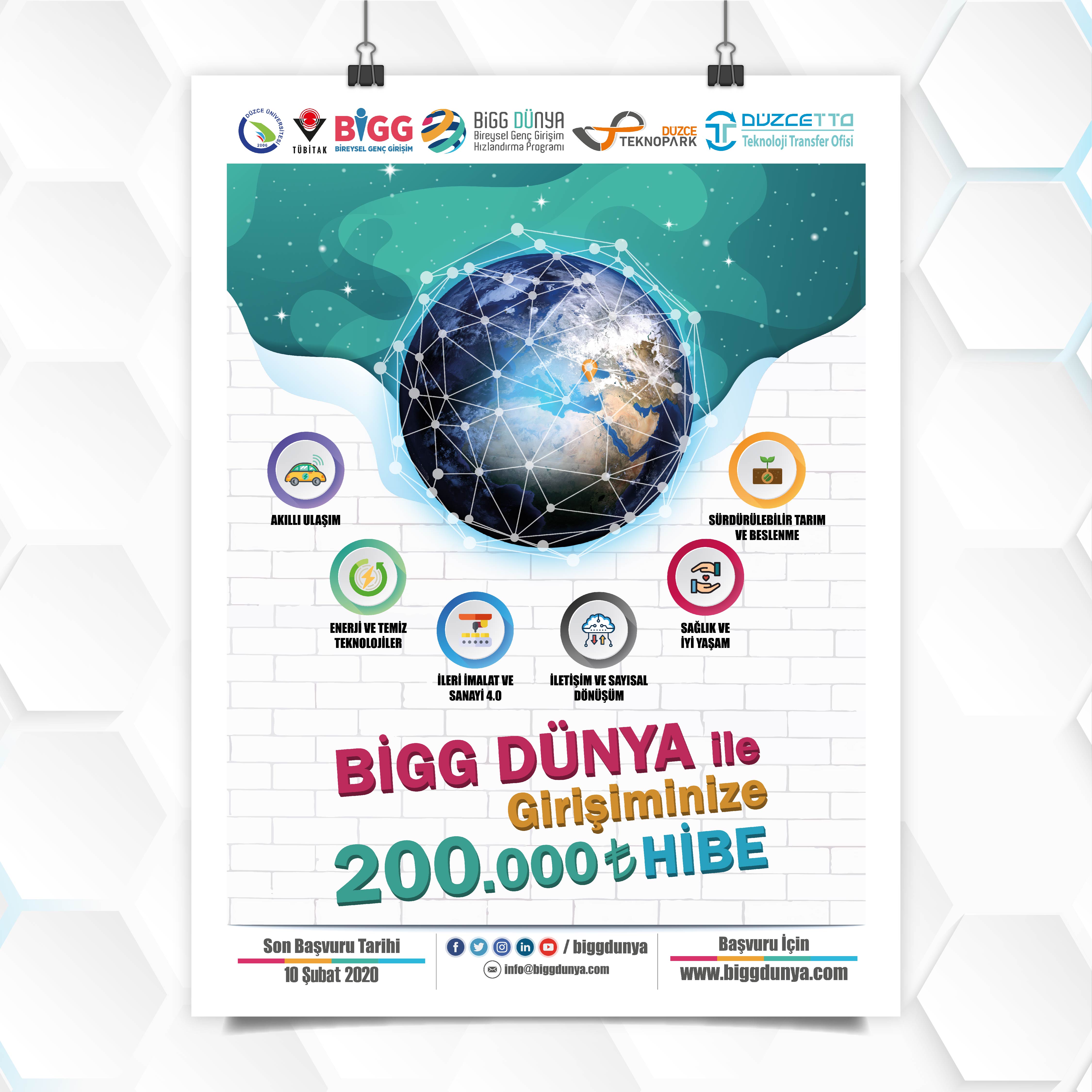TÜBİTAK 1512 BİGG DÜNYA 2019/2. Dönem Başvuruları Başladı!