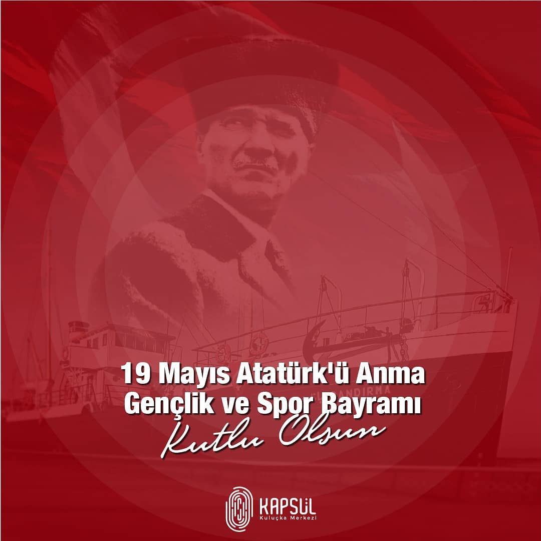 19 Mayıs Atatürk'ü Anma, Gençlik ve Spor Bayramı’mız kutlu olsun!