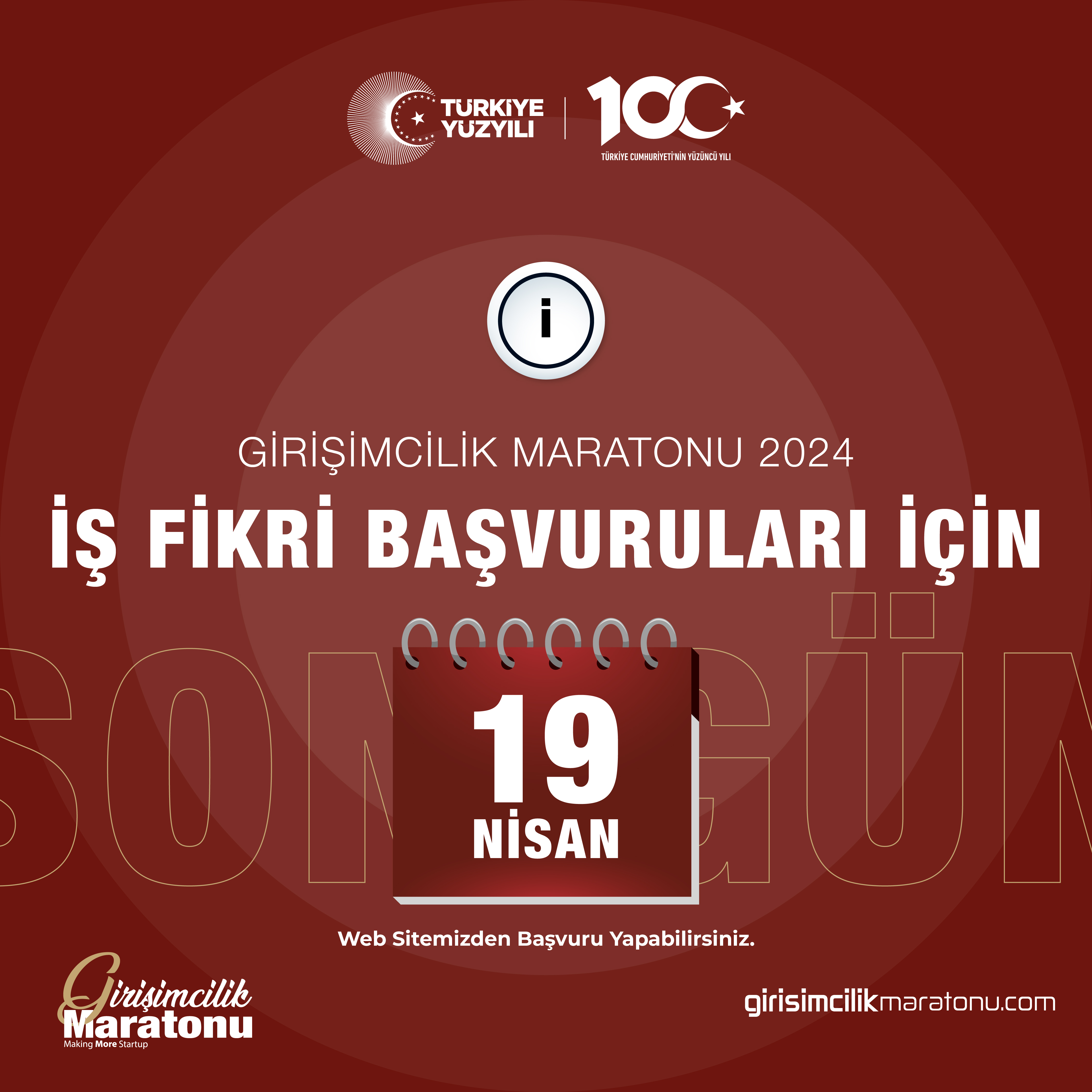 İş Fikri Başvuruları İçin Son 2️⃣ Gün!